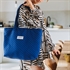 Picture of Matelassé Piqué Tricot - Surf The Web Blauw