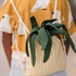Picture of Wiggly Verticals - Geel - M - Katoen Canvas Gabardine Twill - Papyrus Crème